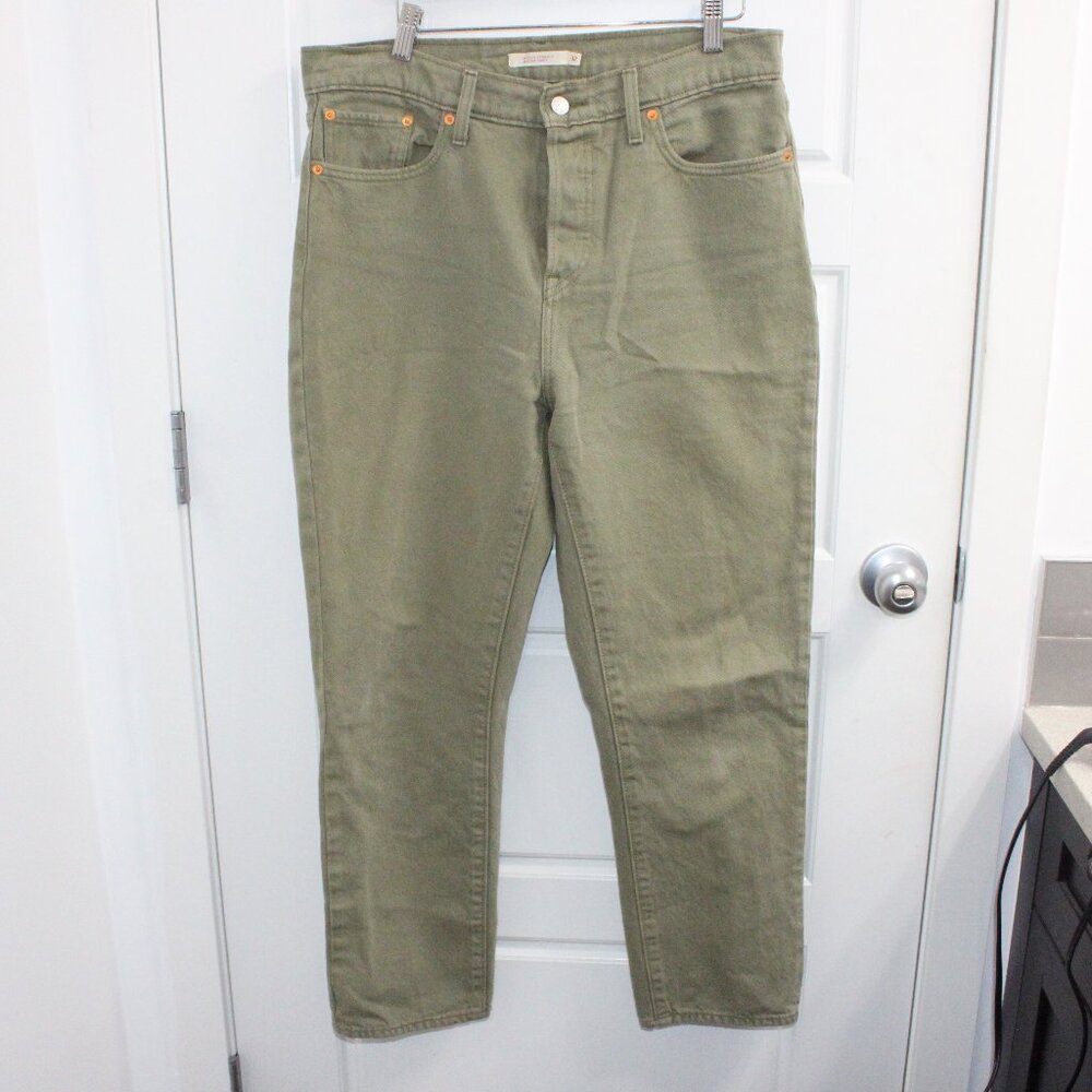 Levi's Olive Straight Leg Jeans